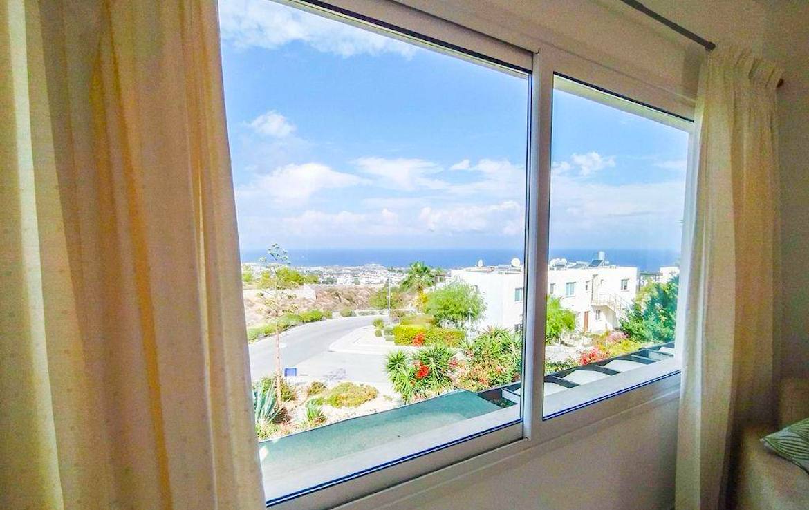 Уютная квартира 3+1 в Çatalköy с видом на море и горы