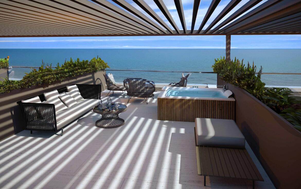 Апартаменты 1+1 у моря в комплексе Seafront